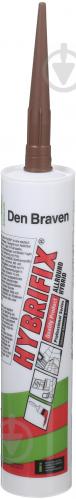 Клей-герметик Den Braven Zwaluw Hybrifix 290 мл коричневый - фото 1