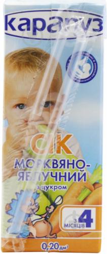 Сок Карапуз Морковно яблочный 200 мл 4820012000623 - фото 6 Сок Карапуз Морковно яблочный 200 мл 4820012000623 - фото 6