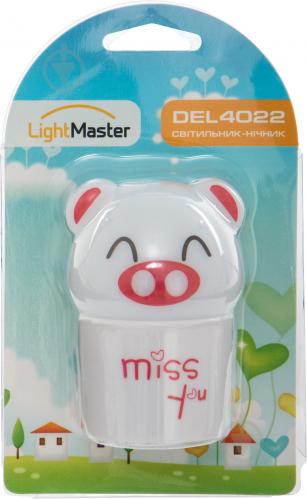 Нічник Lightmaster Свинка білий DEL4022 - фото 9 Нічник Lightmaster Свинка білий DEL4022 - фото 9