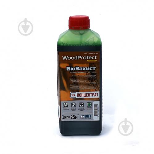 Биозащита DDT WoodProtect концентрат зеленый 1 л - фото 1