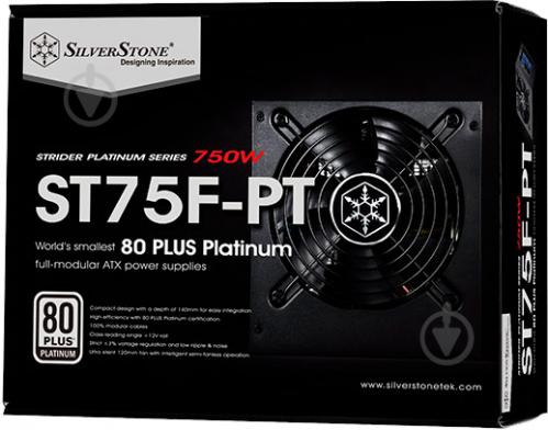 ᐉ Blok Pitaniya Silverstone Strider Sst St75f Pt 750 Vt Kupit V Kieve Ukraine Luchshaya Cena V Epicentre