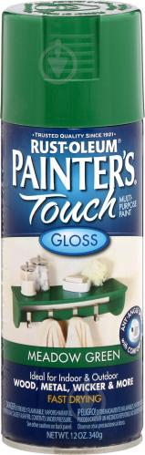 Краска аэрозольная Painter's Touch Rust Oleum зеленый луг 340 г - фото 2 Краска аэрозольная Painter's Touch Rust Oleum зеленый луг 340 г - фото 2