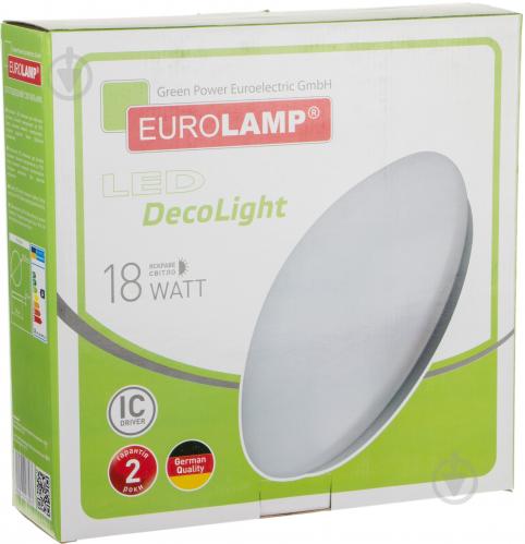 Світильник світлодіодний Eurolamp 18 Вт білий 4000 К LED-NLR-18/4(F)new - фото 8 Світильник світлодіодний Eurolamp 18 Вт білий 4000 К LED-NLR-18/4(F)new - фото 8