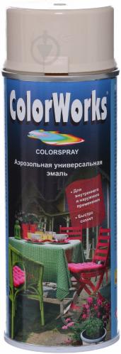 Эмаль аэрозольная RAL 1015 ColorWorks слоновая кость 400 мл - фото 2 Эмаль аэрозольная RAL 1015 ColorWorks слоновая кость 400 мл - фото 2