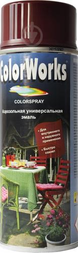 Эмаль аэрозольная RAL 3005 ColorWorks бордовый 400 мл - фото 2 Эмаль аэрозольная RAL 3005 ColorWorks бордовый 400 мл - фото 2