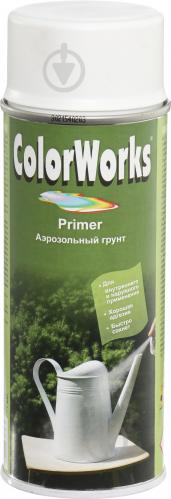 Ґрунт аерозольний Primer ColorWorks білий 400 мл - фото 2 Ґрунт аерозольний Primer ColorWorks білий 400 мл - фото 2