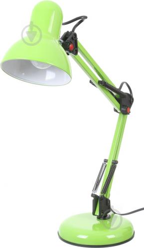 Настільна лампа офісна Accento lighting ALYU-DE3030-BK 1x40 Вт E27 зелений - фото 1