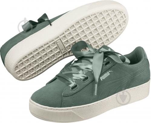 Кеды Puma Vikky Platform Ribbon S 36641805 р. 6 зеленый - фото 10 Кеды Puma Vikky Platform Ribbon S 36641805 р. 6 зеленый - фото 10
