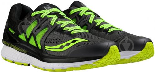 Кроссовки Saucony Hurricane ISO 3 р. 9.5 черно-зеленый - фото 7 Кроссовки Saucony Hurricane ISO 3 р. 9.5 черно-зеленый - фото 7