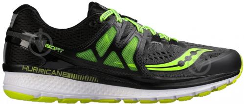 Кроссовки Saucony Hurricane ISO 3 р. 9.5 черно-зеленый - фото 12 Кроссовки Saucony Hurricane ISO 3 р. 9.5 черно-зеленый - фото 12