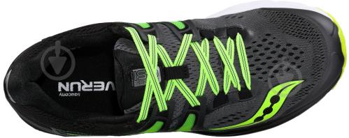 Кроссовки Saucony Hurricane ISO 3 р. 9.5 черно-зеленый - фото 9 Кроссовки Saucony Hurricane ISO 3 р. 9.5 черно-зеленый - фото 9