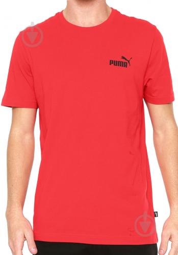 Футболка Puma Essentials Tee р. L красный 85174105 - фото 5 Футболка Puma Essentials Tee р. L красный 85174105 - фото 5