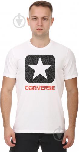 Футболка Converse Texture Boxstar Fill Tee р. M белый 10003677-102 - фото 4 Футболка Converse Texture Boxstar Fill Tee р. M белый 10003677-102 - фото 4