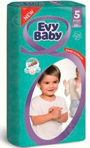 Підгузки Evy Baby Джуніор Джамбо упаковка 11-25 кг 48 шт. - фото 2 Підгузки Evy Baby Джуніор Джамбо упаковка 11-25 кг 48 шт. - фото 2