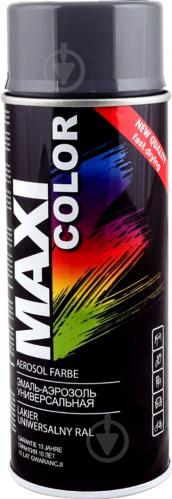 Емаль Maxi Color аерозольна універсальна декоративна RAL 7016 антрацитно-сірий глянець 400 мл - фото 2 Емаль Maxi Color аерозольна універсальна декоративна RAL 7016 антрацитно-сірий глянець 400 мл - фото 2
