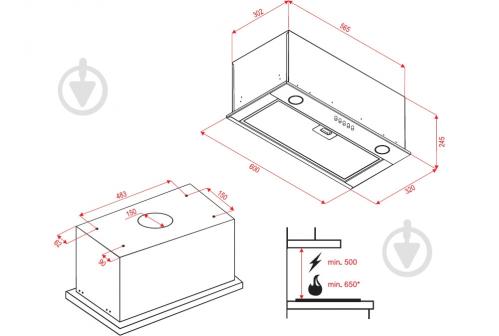Витяжка Perfelli BI 6812 IV LED - фото 14 Витяжка Perfelli BI 6812 IV LED - фото 14