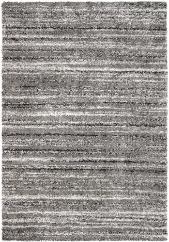 Ковер Karat Carpet Shaggy Melange Grey-Lines 1,33x1,9 м сток - фото 1