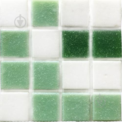 Плитка Vivacer Мозаика Glmix 200 зеленая 32,7x32,7 - фото 1