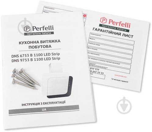 Витяжка Perfelli DNS 6753 B 1100 WH/BL LED Strip - фото 15 Витяжка Perfelli DNS 6753 B 1100 WH/BL LED Strip - фото 15