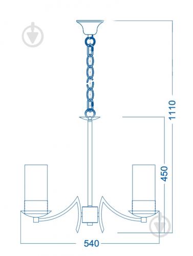 Люстра подвесная Victoria Lighting 3x60 Вт E27 матовое золото Cassandra/SP3 - фото 4 Люстра подвесная Victoria Lighting 3x60 Вт E27 матовое золото Cassandra/SP3 - фото 4