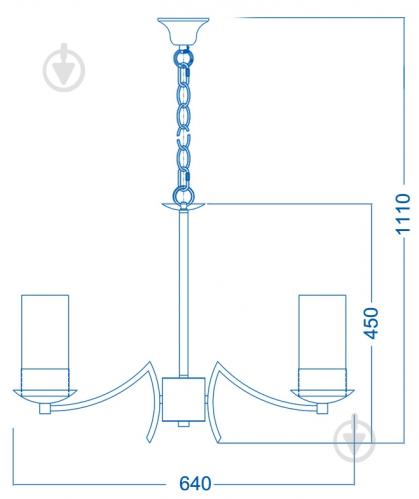 Люстра подвесная Victoria Lighting 5x60 Вт E27 матовое золото Cassandra/SP5 - фото 4 Люстра подвесная Victoria Lighting 5x60 Вт E27 матовое золото Cassandra/SP5 - фото 4