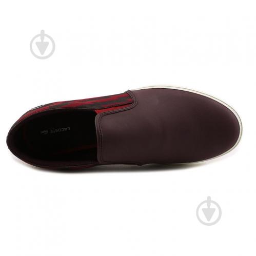 Кеды Lacoste 732CAM0013112 р. 10,5 бордовый - фото 6 Кеды Lacoste 732CAM0013112 р. 10,5 бордовый - фото 6