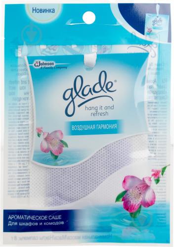 Ароматичне саше Glade Hang it and refresh Повітряна гармонія 8 г 1 шт. - фото 2 Ароматичне саше Glade Hang it and refresh Повітряна гармонія 8 г 1 шт. - фото 2