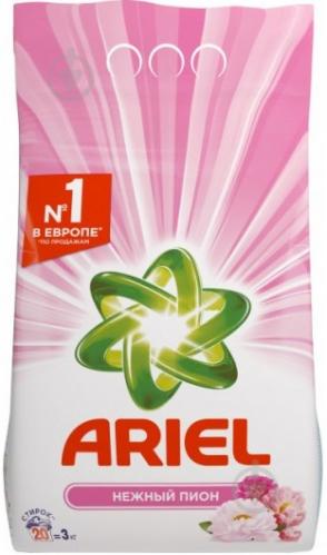 Стиральный порошок для машинной стирки Ariel Нежный пион 3 кг - фото 2 Стиральный порошок для машинной стирки Ariel Нежный пион 3 кг - фото 2