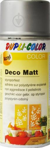 Эмаль аэрозольная Deco matt Dupli-Color серебряный 150 мл - фото 2 Эмаль аэрозольная Deco matt Dupli-Color серебряный 150 мл - фото 2