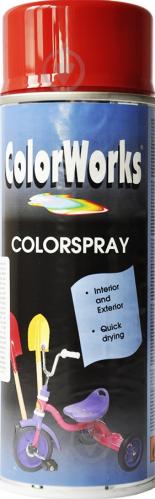 Эмаль аэрозольная RAL 3000 ColorWorks огненно-красный 400 мл - фото 2 Эмаль аэрозольная RAL 3000 ColorWorks огненно-красный 400 мл - фото 2