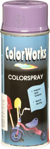 Емаль аерозольна RAL 4005 ColorWorks фіолетовий 400 мл - фото 2 Емаль аерозольна RAL 4005 ColorWorks фіолетовий 400 мл - фото 2