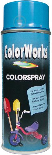 Эмаль аэрозольная RAL 5015 ColorWorks светло-голубой 400 мл - фото 2 Эмаль аэрозольная RAL 5015 ColorWorks светло-голубой 400 мл - фото 2