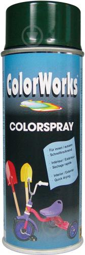Емаль аерозольна RAL 6009 ColorWorks темно-зелений 400 мл - фото 2 Емаль аерозольна RAL 6009 ColorWorks темно-зелений 400 мл - фото 2