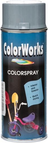 Эмаль аэрозольная RAL 7001 ColorWorks серый 400 мл - фото 2 Эмаль аэрозольная RAL 7001 ColorWorks серый 400 мл - фото 2