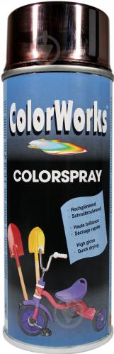 Эмаль аэрозольная ColorWorks медный 400 мл - фото 2 Эмаль аэрозольная ColorWorks медный 400 мл - фото 2