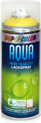 Эмаль аэрозольная Dupli-Color Aqua RAL 1023 ярко-желтый глянец 350 мл - фото 2 Эмаль аэрозольная Dupli-Color Aqua RAL 1023 ярко-желтый глянец 350 мл - фото 2