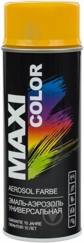 Емаль аерозольна RAL 1004 Maxi Color золотисто-жовтий 400 мл - фото 3 Емаль аерозольна RAL 1004 Maxi Color золотисто-жовтий 400 мл - фото 3