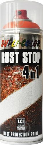 Эмаль аэрозольная Rust Stop 4 в 1 RAL 2004 Dupli-Color оранжевый 400 мл - фото 2 Эмаль аэрозольная Rust Stop 4 в 1 RAL 2004 Dupli-Color оранжевый 400 мл - фото 2