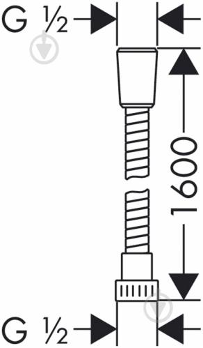 Шланг для душу Hansgrohe Metaflex 28266000 1,6 м - фото 4 Шланг для душу Hansgrohe Metaflex 28266000 1,6 м - фото 4