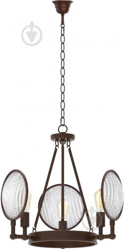 Люстра подвесная Victoria Lighting 3xE27 коричневый Dorian/SP3 - фото 3 Люстра подвесная Victoria Lighting 3xE27 коричневый Dorian/SP3 - фото 3