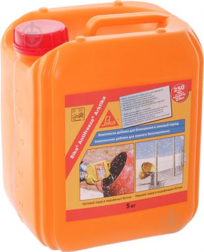 Пластифікатор Sika Antifreeze Arkitka 5 л - фото 4 Пластифікатор Sika Antifreeze Arkitka 5 л - фото 4
