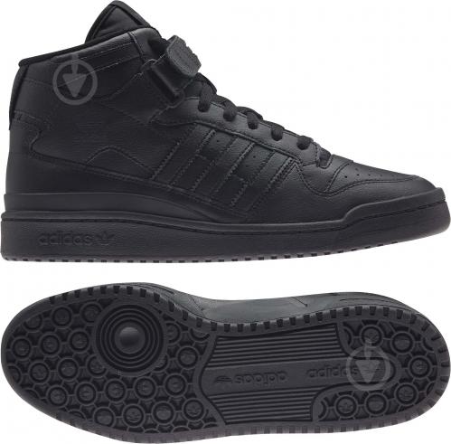 adidas Forum Mid bianche e nere | AW LAB