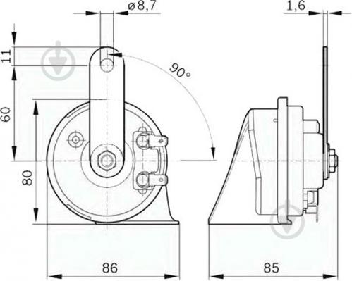 ᐉ Zvukovoj Signal Bosch Kupit V Kieve Ukraine Luchshaya Cena V Epicentre