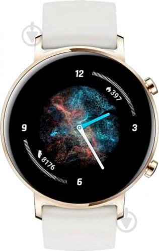 ᐉ Смарт-годинник Huawei Watch GT 2 Classic Edition 42 мм (DAN-B19) Frosty  white (1300436) • Краща ціна в Києві, Україні • Купити в Епіцентрі