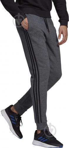 adidas Essentials French Terry Tapered-Cuff 3-Stripes Pants - Grey | adidas  US