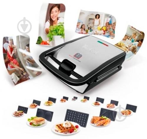 Бутербродниця Tefal SW854 D16 - фото 23 Бутербродниця Tefal SW854 D16 - фото 23