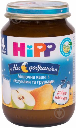 Каша молочная Hipp с яблоком и грушей Спокойной ночи 9062300111696 190 г - фото 3 Каша молочная Hipp с яблоком и грушей Спокойной ночи 9062300111696 190 г - фото 3