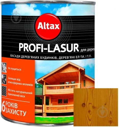 Лазурь Altax Profi-Lasur каштан шелковистый мат 0,75 л - фото 1
