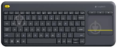 Клавіатура Logitech K400 Plus WL Ru (920-007147) black - фото 4 Клавіатура Logitech K400 Plus WL Ru (920-007147) black - фото 4