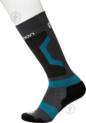 Носки Salomon RENTAL L40013300 р. 45-47 черно-бирюзовый - фото 2 Носки Salomon RENTAL L40013300 р. 45-47 черно-бирюзовый - фото 2